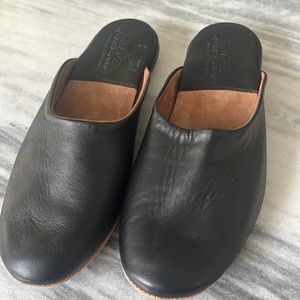 Draper by Glastonbury Black Leather Slip-On Shoes Made in England (Size UK 8)